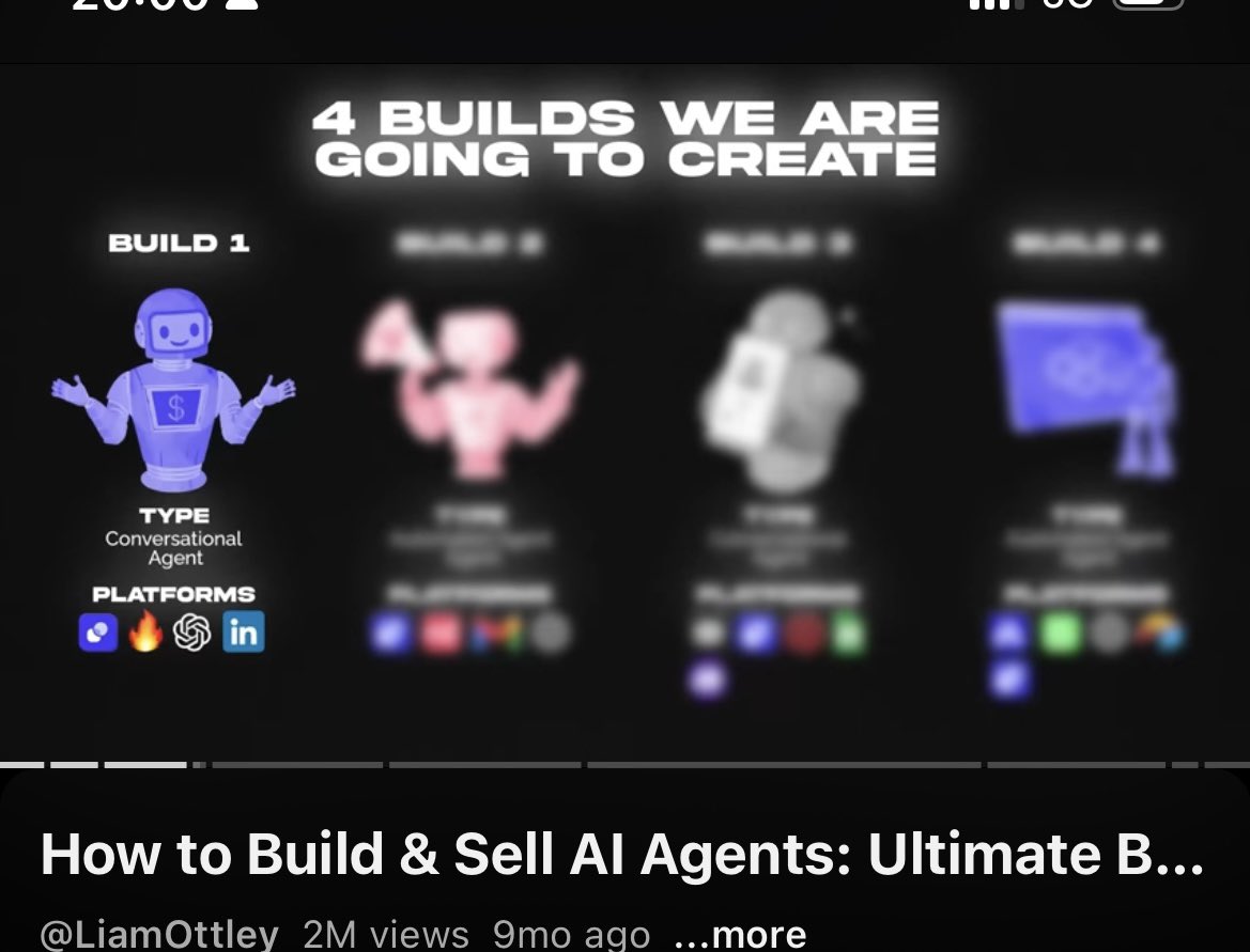 dudefromdsky's tweet photo. Day 34/181 days ✅
Started watching this video on how to build and sell Ai agents . https://t.co/Ee90ccFMAZ