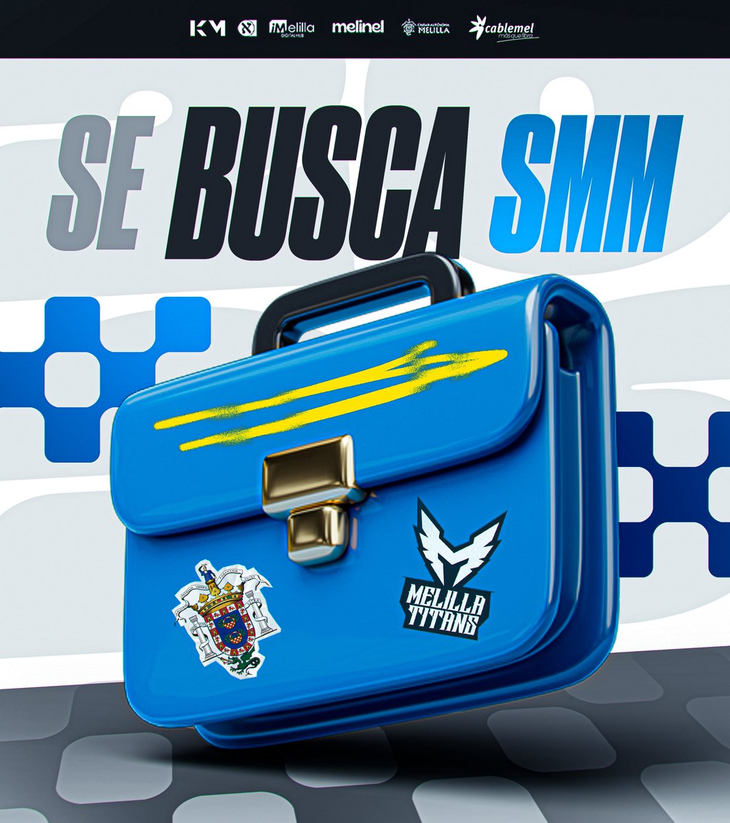 ¿Quieres ser el nuevo SMM de Melilla Titans? 😏

¡ES TU MOMENTO! 🫵🏼💙

Rellena el formulario que tendrás bajo este tweet y comienza tu nueva aventura junto a nosotros 🛫