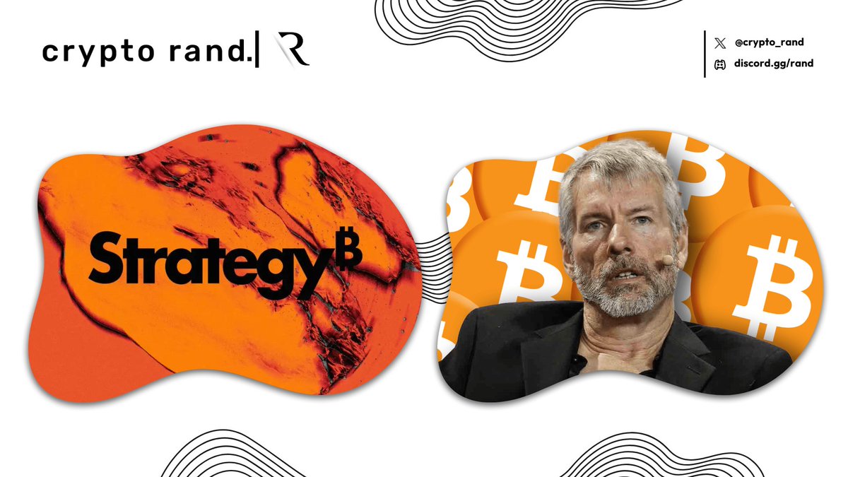 Michael Saylors #Strategy has aquired an additional 22,305 #Bitcoin, their  biggest purchase since November 2024. They now HODL 709,715 $BTC 👀