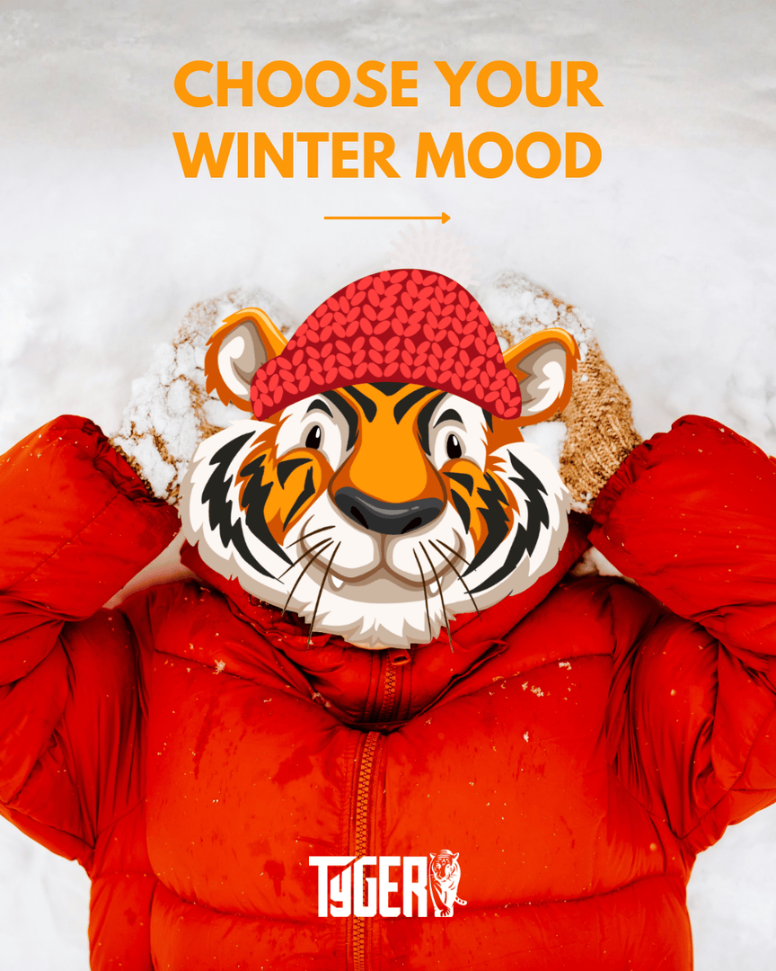 TygerGrp's tweet photo. What’s your Tyger winter mood? ❄️🐯 https://t.co/uOp0ZkIpRX