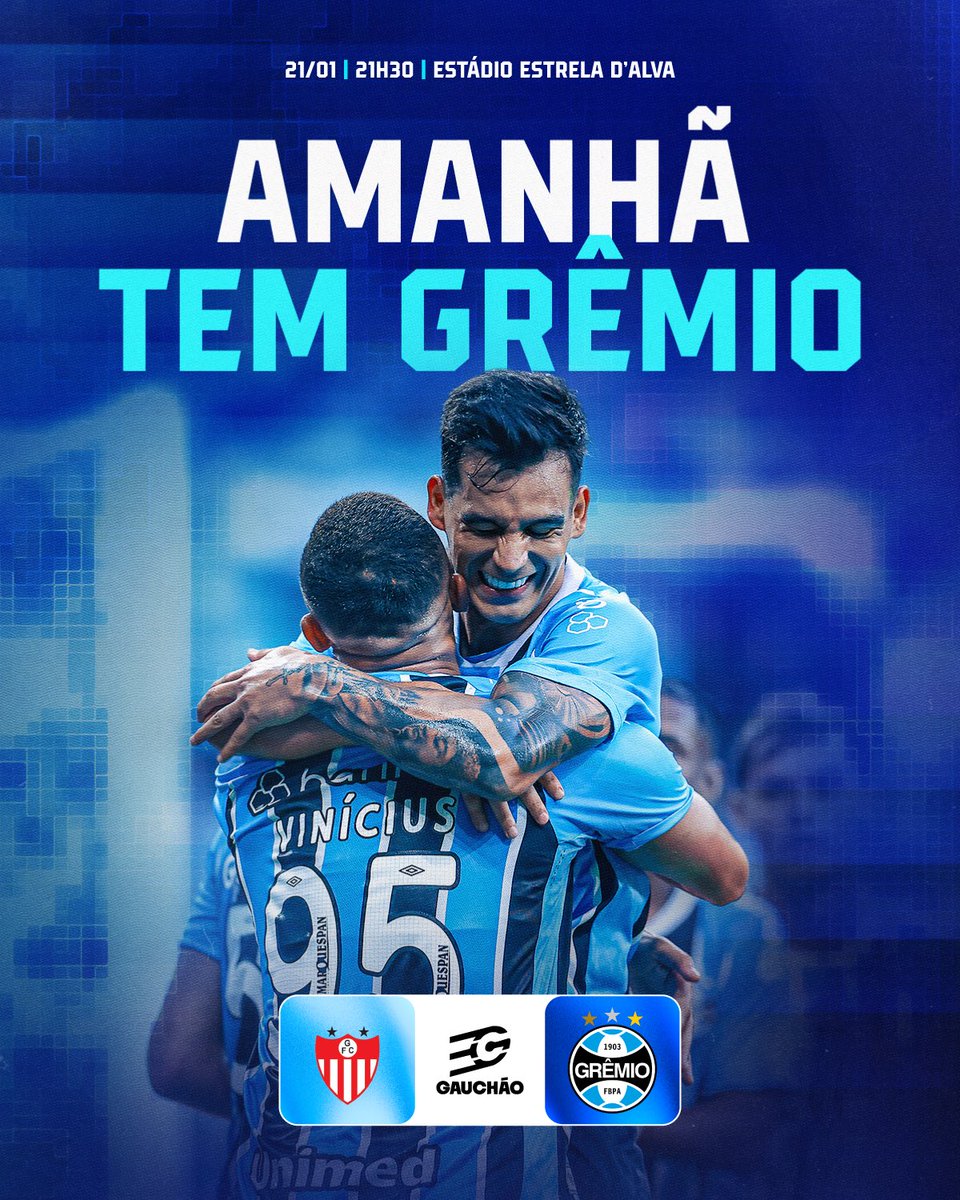 TE SIGO AONDE FOR! 🇪🇪 De estância em estância, vamos percorrendo o nosso Rio Grande e carregando a alma Tricolor. Amanhã, o destino é Bagé e contamos com a gremistada da Campanha.

#Gauchão2026 #GFCxGRE