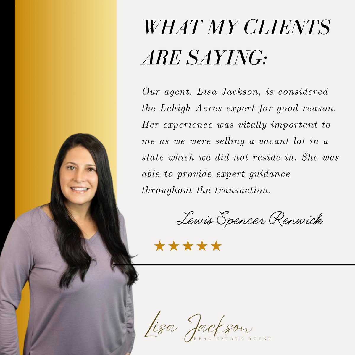LisaJacksonSWFL's tweet photo. Testimonial Tuesday is here! Getting the best for my clients is the priority. Swipe to see their kind words about the process! Thank you! 🙏 #RealEstateProcess #ClientSuccess #Testimonial https://t.co/nl4xxGkq6L
