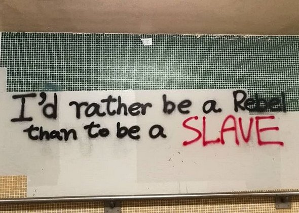 “I’d rather be a rebel than to be a slave”