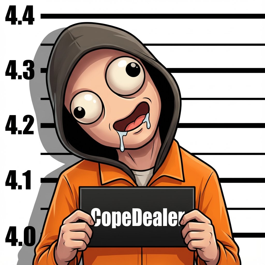 CopeDealer_'s tweet photo. personal news: i got life sentence

moving into @Jaileddotfun soon https://t.co/NjsGsG5cTv