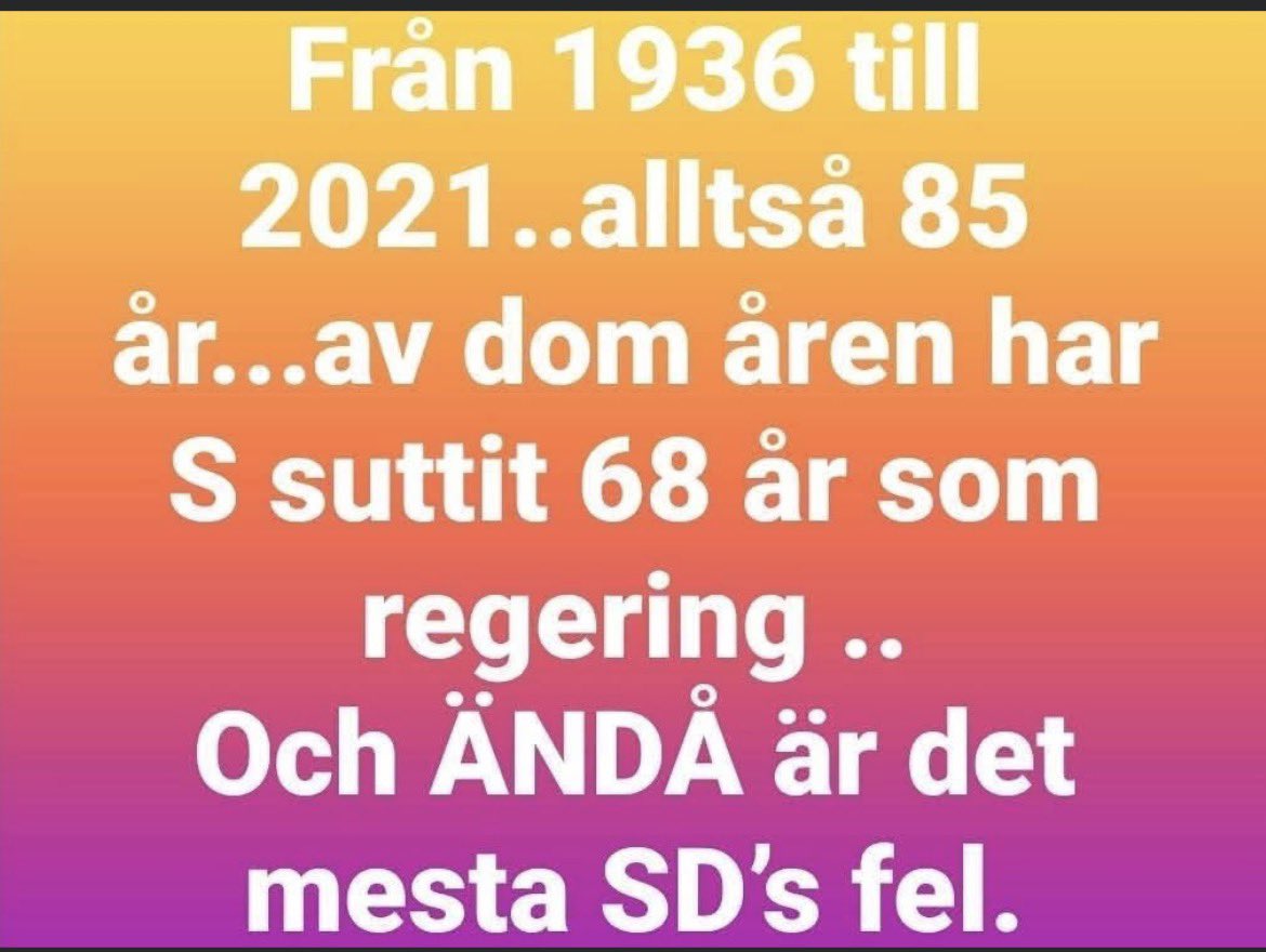 ”Det är alltid nån annans fel”..