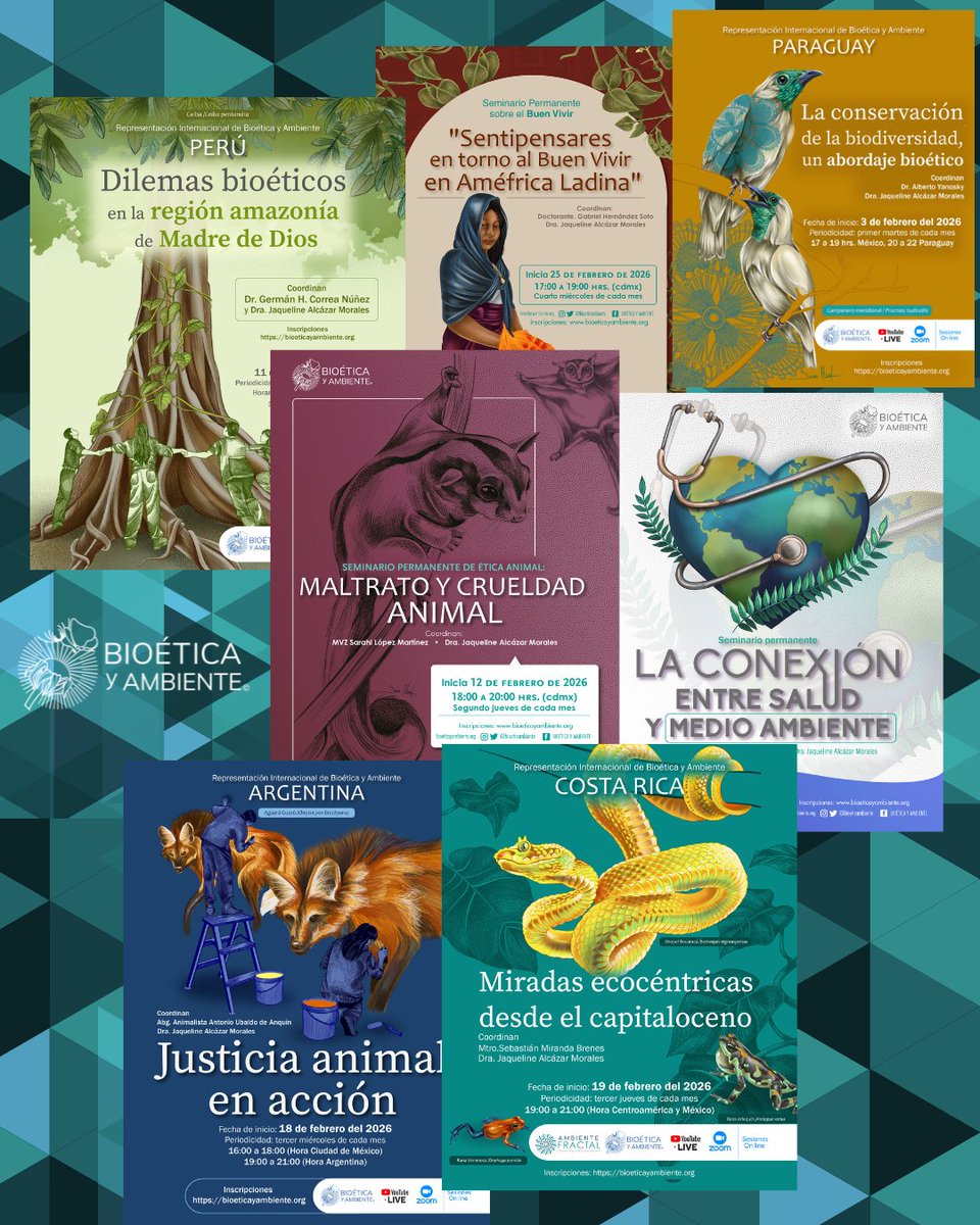 Participa y hazlo posible.
Seminarios permanentes de Bioética y Ambiente 2026.

bioeticayambiente.org/seminariosperm…