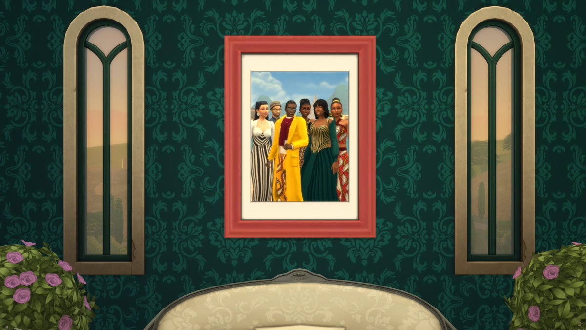 TheSims's tweet photo. A dynasty for all 💫
Learn more about how player collaboration helped shape The Sims 4 #RoyaltyandLegacy 💚
https://t.co/LXGBUVvMjg https://t.co/jRRC6U4PFC