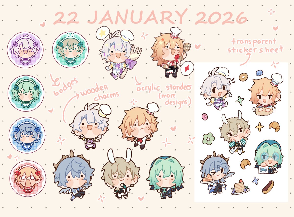 ✨SH0P UPDATE 22nd JANUARY✨
New series AND new stock items soon ^^ 