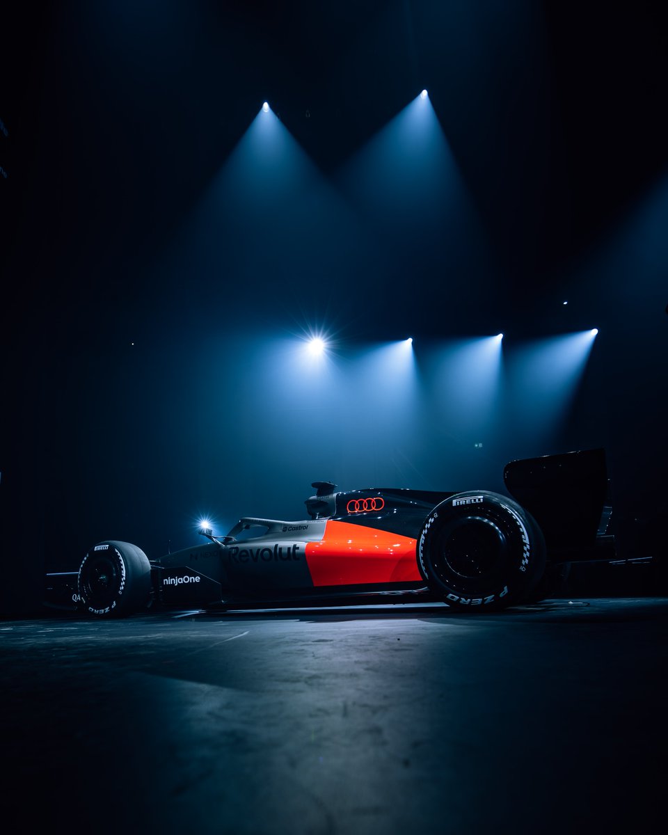 F1's tweet photo. Taking to the stage 🤩

Audi reveal the R26 at their launch event in Berlin! 

#F1 https://t.co/5kxywyKvn6
