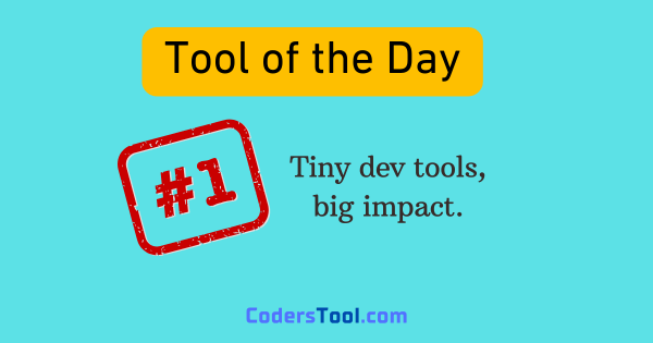 CodersTool tweet media