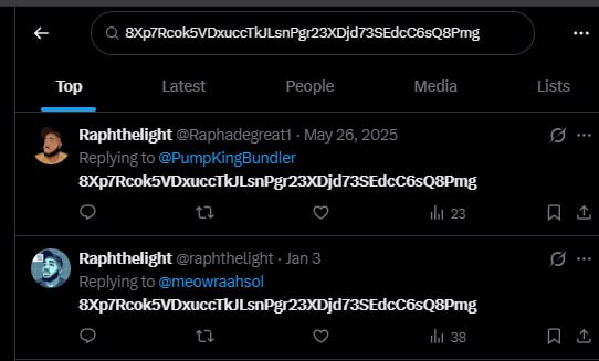 GetMoneyLoc's tweet photo. @BoogyBitcoin @ElizaAgentic When you do some research on the sol scan the wallet tracks back to this wallet and this wallet has been  posted by this guy. https://t.co/i6ZbVkHsLO