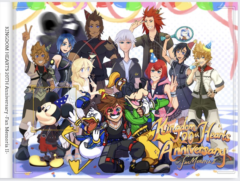 churroz's tweet image. Since the 25th anniversary of KINGDOM HEARTS is next year, I’m announcing the KINGDOM HEARTS 25th Anniversary -Fan Memoria III- book project!

The concept will remain the same but for those who’ve never heard of the project before: it’ll be a book for the KH development team…