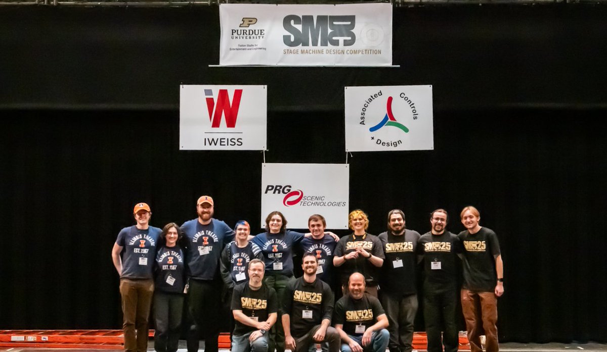 PRGlive's tweet image. Proud to support @Purdue's Fusion Studio &amp;amp; the '25 Stage Machine Design Competition, where theatre tech students design &amp;amp; build the machines that make stage effects possible. This year’s challenge was a manual petal drop effect for Much Ado About Nothing. Congrats to all!