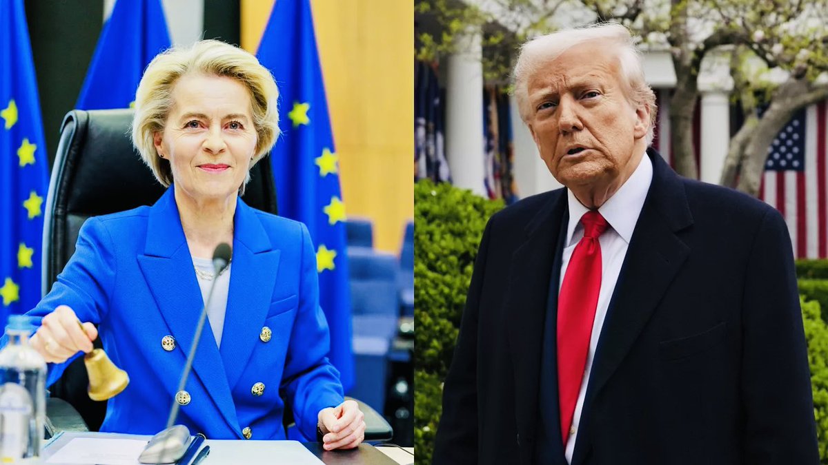 MegaGeopolitics's tweet photo. BREAKING: 🇺🇸🇪🇺 Europe may begin selling U.S. assets in response to a new conflict with the US, a move that could trigger a dollar collapse - Bloomberg https://t.co/w88hQpDMOh