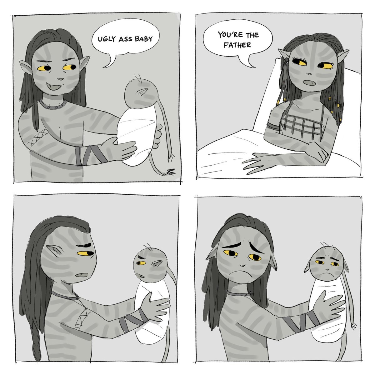 no need for DNA test
#jakesully #neytiri #loak