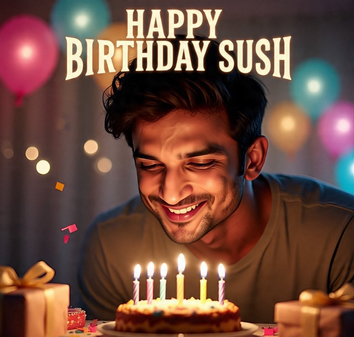 Your presence will always be felt in the love you left behind...
Happy Birthday Sush ❤️
Until we meet gain

#SushantDay
#HappyBirthdaySushantSinghRajput