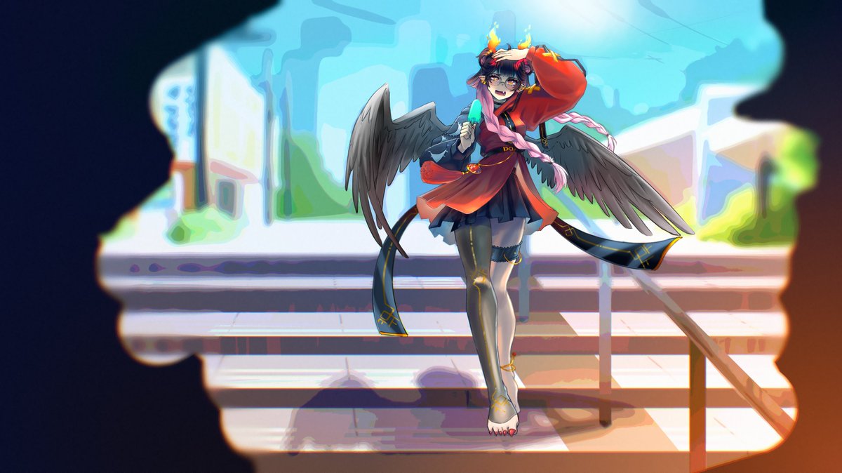 Incantrixy's tweet photo. @Crymsonfire3 Fan Art https://t.co/I4p07r38C3