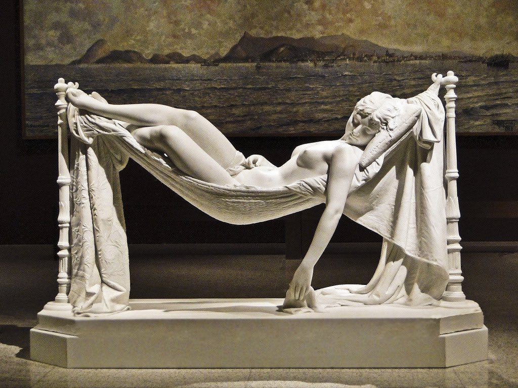_ArtMuseum's tweet photo. Sweet dreams, by Antonio Frilli (1892) https://t.co/koSMlfyRyR
