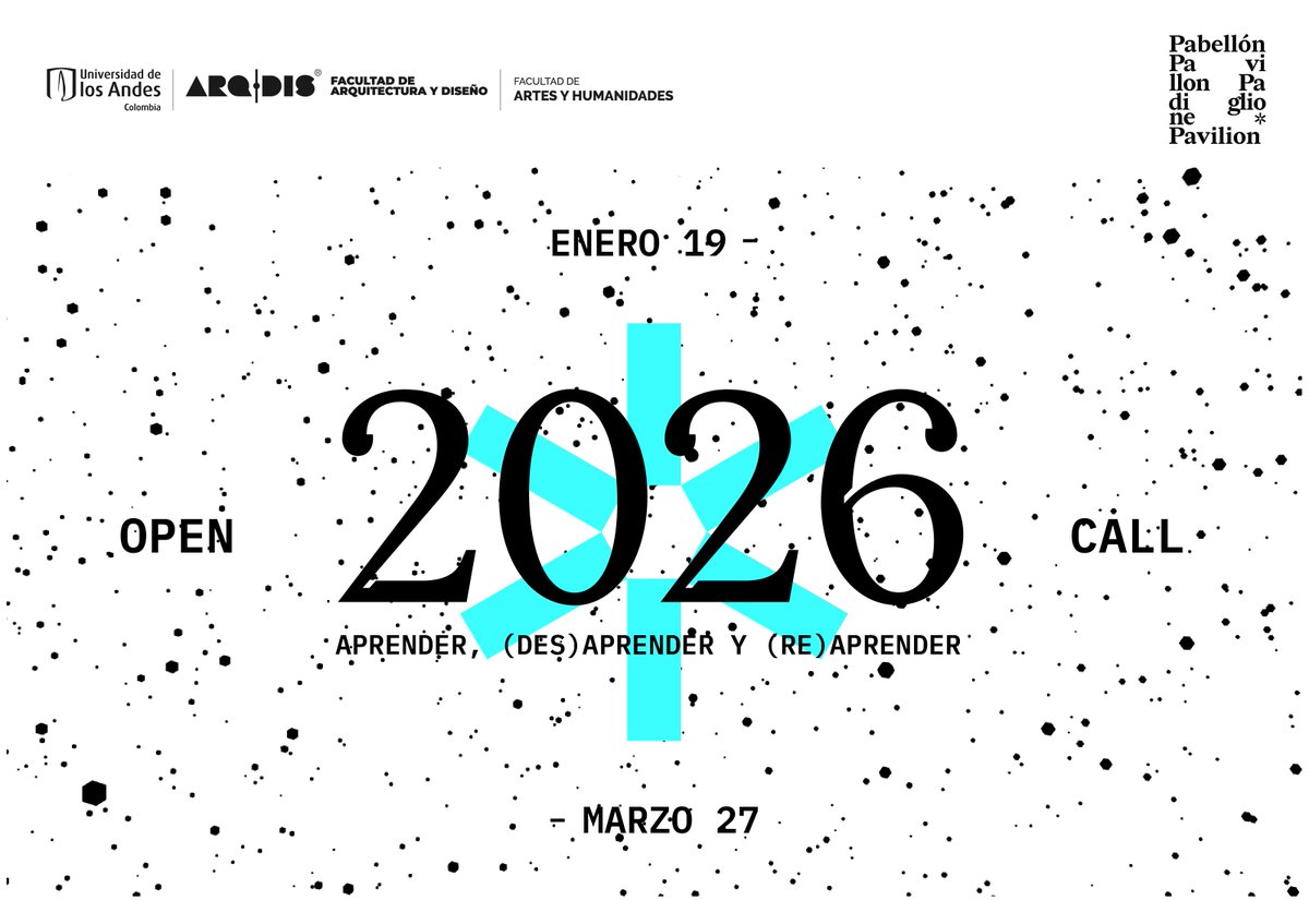 ¡Atención creativos, diseñadores, músicos, artistas, arquitectos y humanistas! #Pabellon2026 está buscando proyectos de diversos formatos que fortalezcan el ecosistema creativo. Aplica antes del 27 de marzo y recibe validación académica: cutt.ly/u7Fvslx