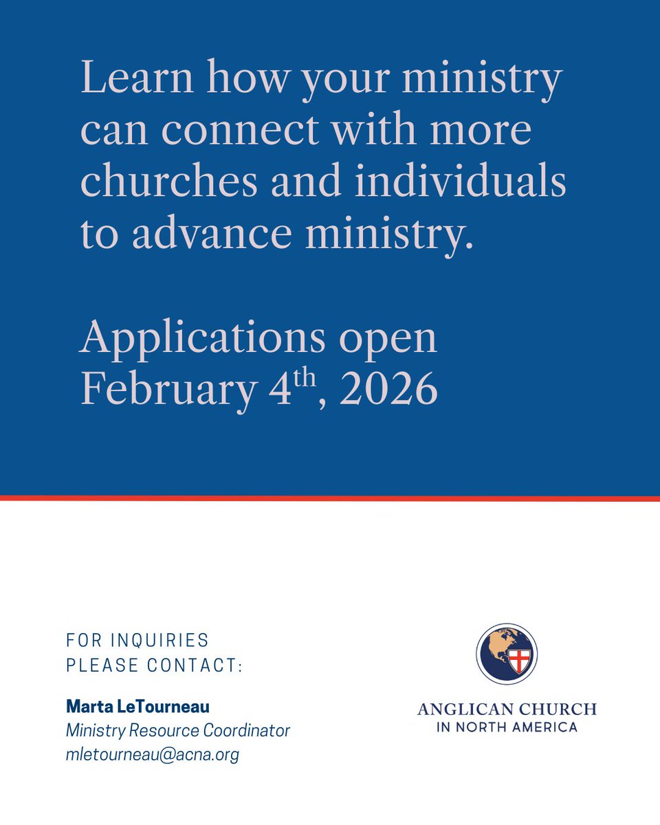 The_ACNA's tweet photo. As part of the ACNA’s agenda to strengthen and grow local and global missions partners, the provincial staff is seeking to develop a canonically compliant way to build out a strong network of affiliated ministries. Contact mletourneau@acna.org for more information. https://t.co/AGd3S6UJp9