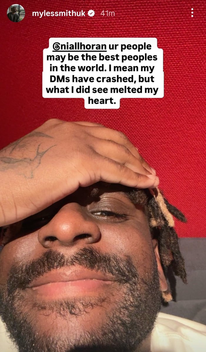 niallontours's tweet image. Myles Smith on the reaction to his single featuring Niall!