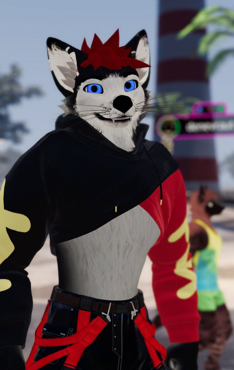 Spotted a striped yeen 🐶
Gave <a href="/denevraut/">Denevraut</a> a surprise visit