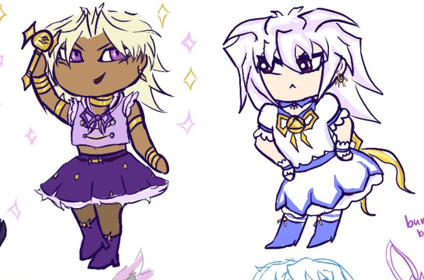 I had way too much fun drawing in these..