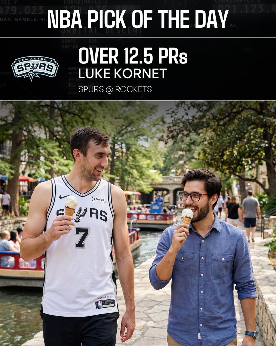 DanGambleAI's tweet photo. 🔥🏀 NBA Pick of the Day

Taking the big guy tonight.

A reminder GameScript users get my PoD by 9:30am each day.

👉 Join Here: https://t.co/3z7Okbvd52

Plus a load of exclusive plays…that’s value. https://t.co/rW3xlKF59r