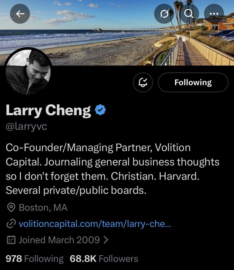 Wondering1's tweet image. 69k just 200 followers away

@larryvc  thank you for sharing your thought processes