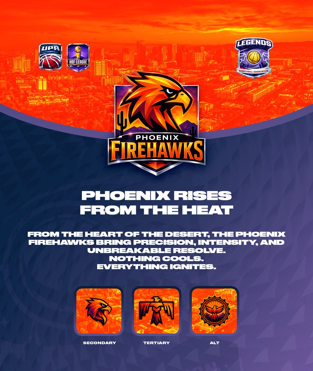 TheLBALeague's tweet image. The next team concept page is the Phoenix Firehawks with @RapsUjiri at GM.

How far will Phoenix rise in Season One?

Combines are OPEN and running! Make sure you sign up and get your 3 games in to be draft eligible.

Draft is Jan 30th!

Stay Tuned for the Weekend #2 Winners!