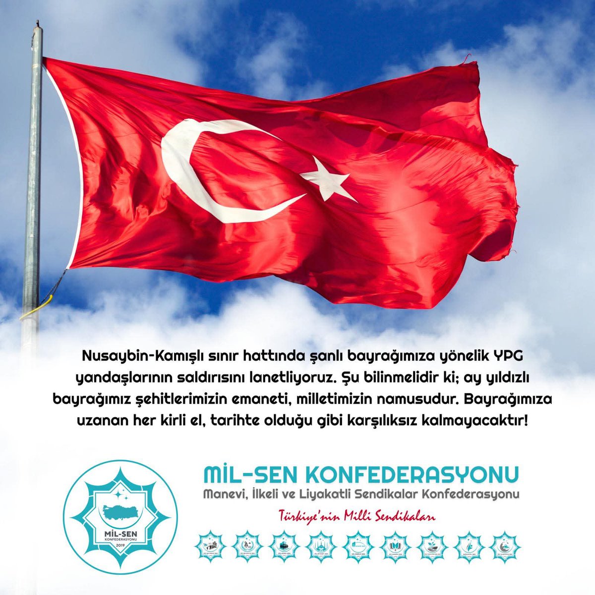 KocaeliMil's tweet photo. #Türkbayrağı #BayrakNamustur https://t.co/lkbKybCEEd