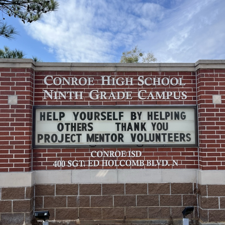 Conroe High School 9th Grade, Conroe ISD tweet media