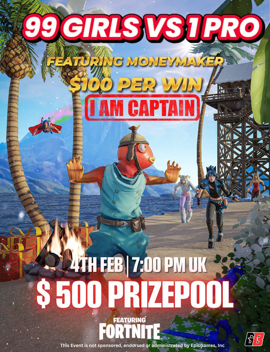 99 GIRLS VS 1 PRO | $500 prizepool. Ready to compete. Thanks <a href="/Girlybella/">GirlyBella</a>