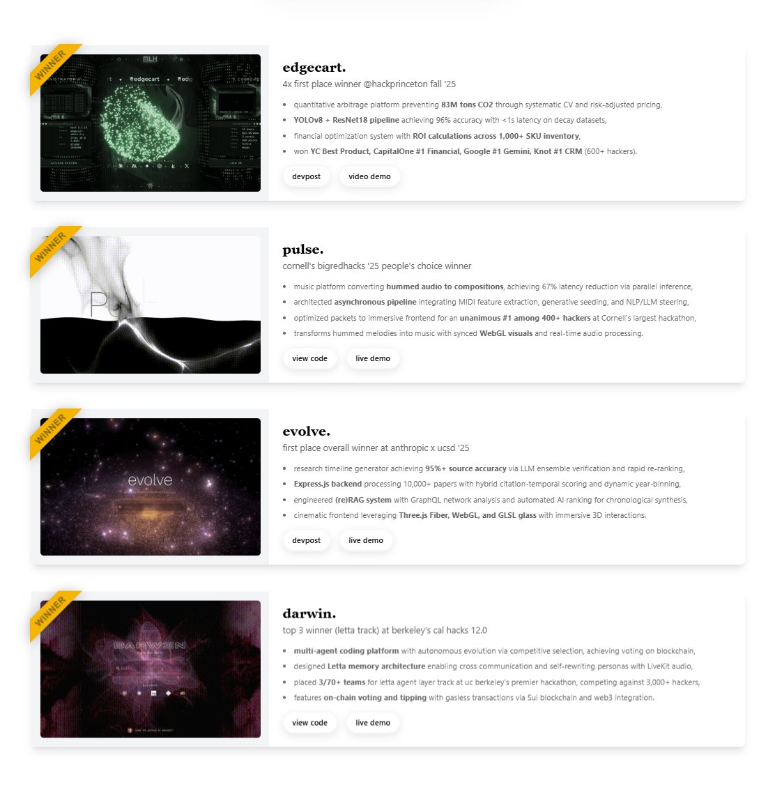 0xlighht's tweet image. dex paid
DEWNyHSkaixcy42HaoDhiLA4vSTQV46r7JEwZgCaBAGS

small dev btw but extremely cracked and won 10 hackathons