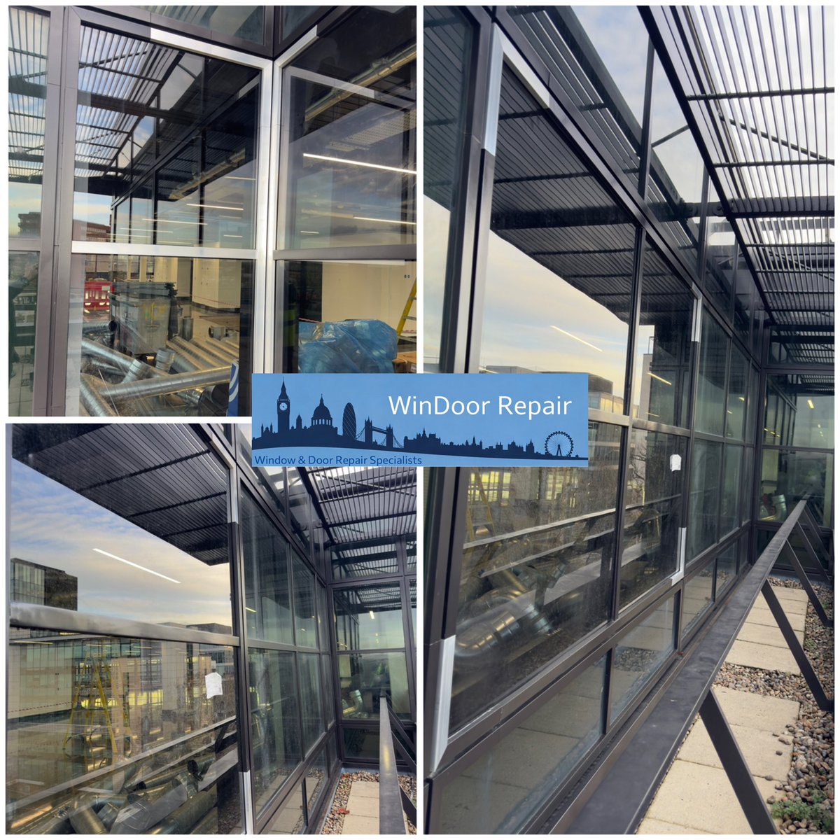 WindoorRepair's tweet photo. Schuco Structural Glazing Repairs, we have been repairing Schuco curtains wall systems https://t.co/WCtY7aT2iE