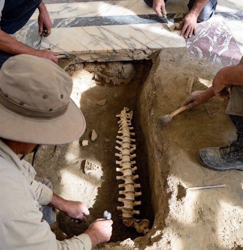 MeachamDr's tweet image. #BREAKING: Archeologists digging under the US Capitol floors have located what appears to be a discarded Republican spine.