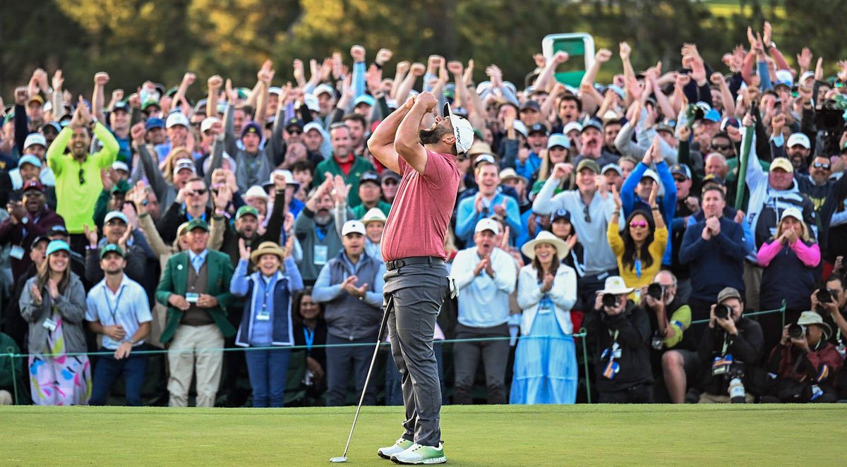 IALHTG's tweet image. 🏌️‍♂️ Major of the day
Masters Tournament (2023) - Augusta National Golf Club

🥇 Winner: Jon Rahm
🏅 Winning Score: 276 (-12)

Fun Fact: Won on the 40th anniversary of Seve Ballesteros's second Masters win.