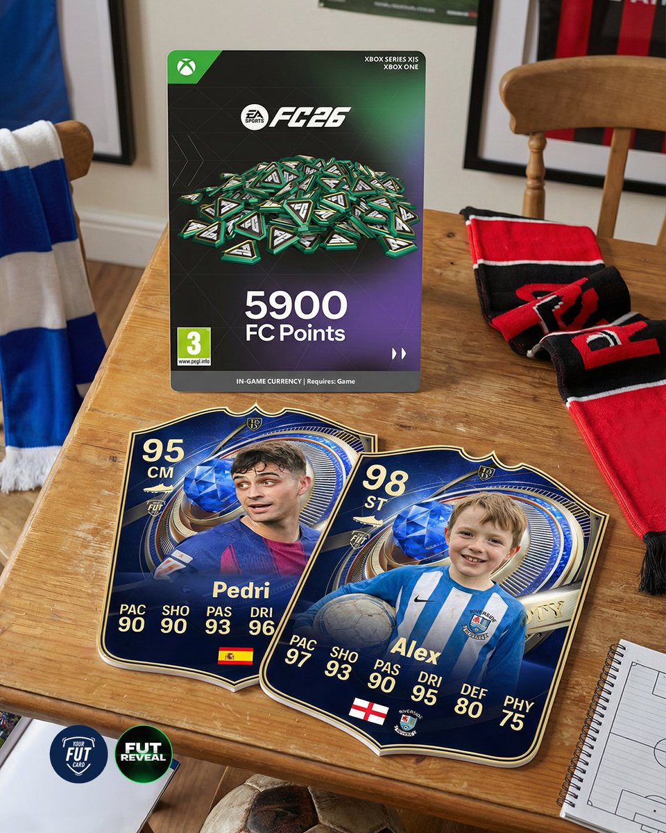 🚨 FIFA POINT GIVEAWAY🚨

We are giving away 5900 FIFA Points to one lucky winner to help you pack the new TOTY cards🔥⚽

To enter: 
✅ Follow @your_fut_card and <a href="/FutReveal/">FUT REVEAL FC26 LEAKS</a>
✅ Retweet this post

Winner picked Friday!
Good luck everyone! 🍀

#FUT #FC26 #Giveaway #FIFAPoints