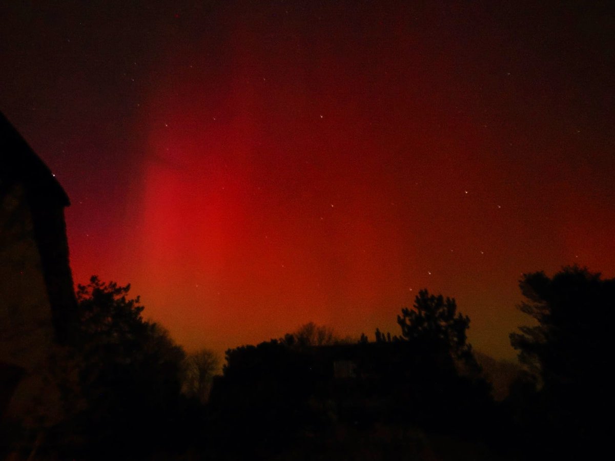 HettieZurMuhlen's tweet photo. 🔥 Net als gisteren alweer prachtig Noorderlicht vanuit mijn tuin 😍 Genieten!!!
#Ameland #Noorderlicht #magisch #mijntuin https://t.co/uYMZhrBpX6