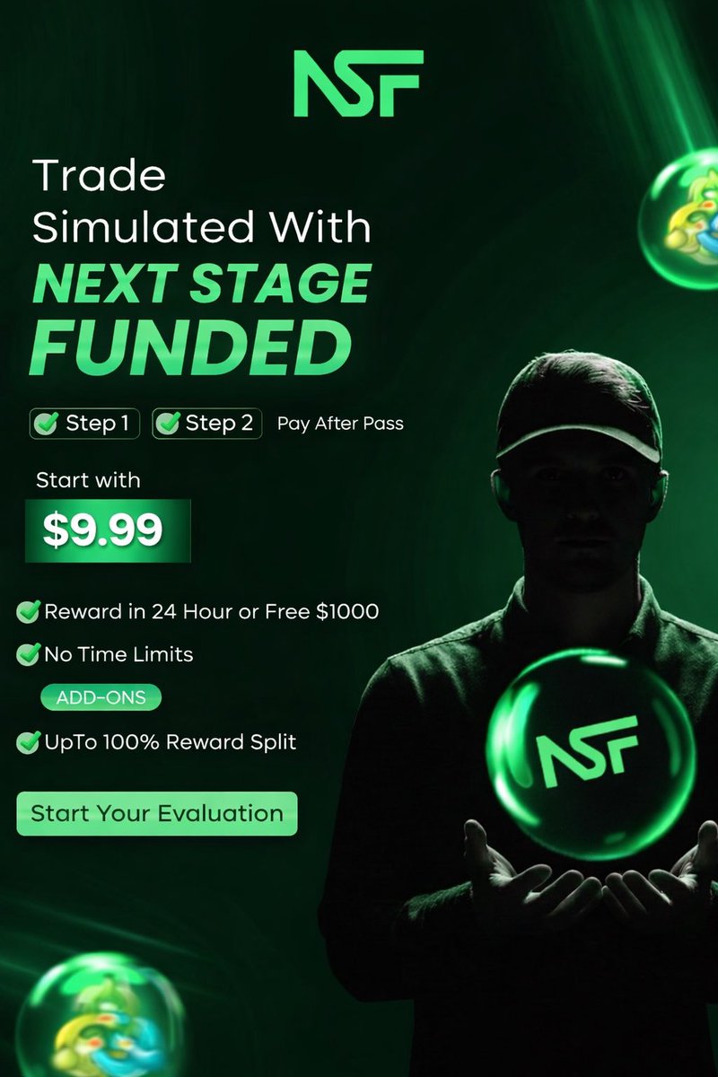 Trade simulated. Get funded. 🚀

Start your Next Stage Funded journey with just $9.99

✅ Pay after pass
✅ No time limits
✅ Up to 100% reward split
✅ 24-hour rewards or free $1000

🔗 Start your evaluation today