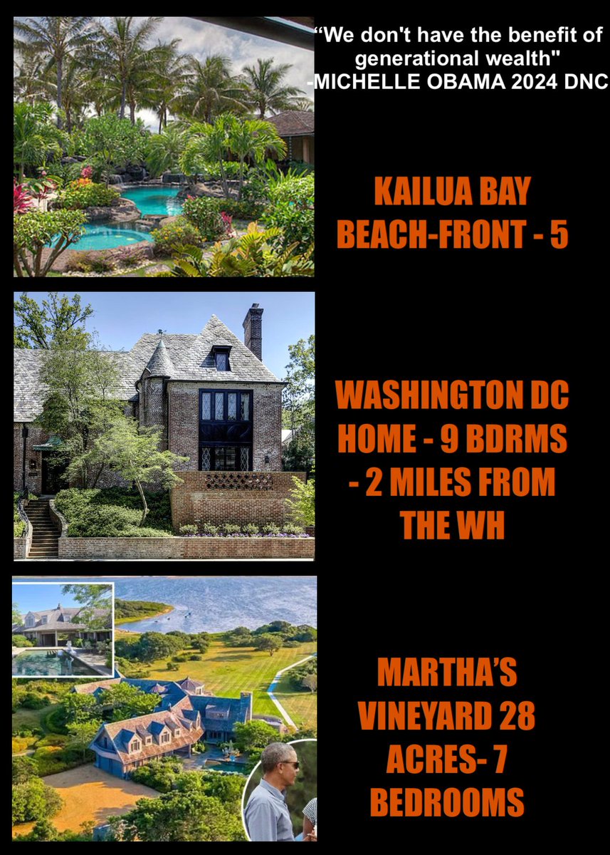 TaraBull's tweet image. Michelle Obama's homes in white neighborhoods