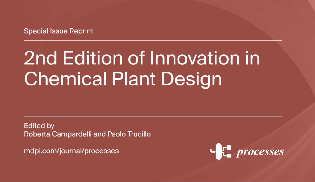 MDPIOpenAccess's tweet image. A collection of 17 papers, this special issue published in @Processes_MDPI (ISSN 2227-9717) discusses how we build and operate chemical production plants. 

Read the Open Access @BooksMDPI reprint: brnw.ch/21wZfke

#MDPI #OpenAccess #Processes #Research #MDPIBooks