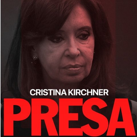 La queremos en una cárcel común, que cumpla su condena en Ezeiza. Basta de proteger delincuentes. Fin