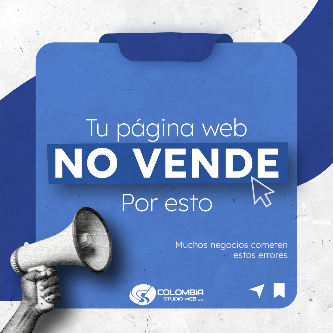 colombiastudio's tweet photo. Muchas páginas web se ven bien… pero no venden 😬

La razón casi siempre está en estos errores 👇

💡 La buena noticia: todos tienen solución.

👉 Cuéntanos:¿Cuál error crees que tiene tu web?

💬 Te leemos en los comentarios
📌 Guarda este post si tienes o planeas una web https://t.co/LPjTsBb0oh