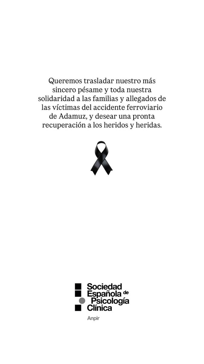 Sociedad Española de Psicología Clínica (@sepc_anpir) on Twitter photo 