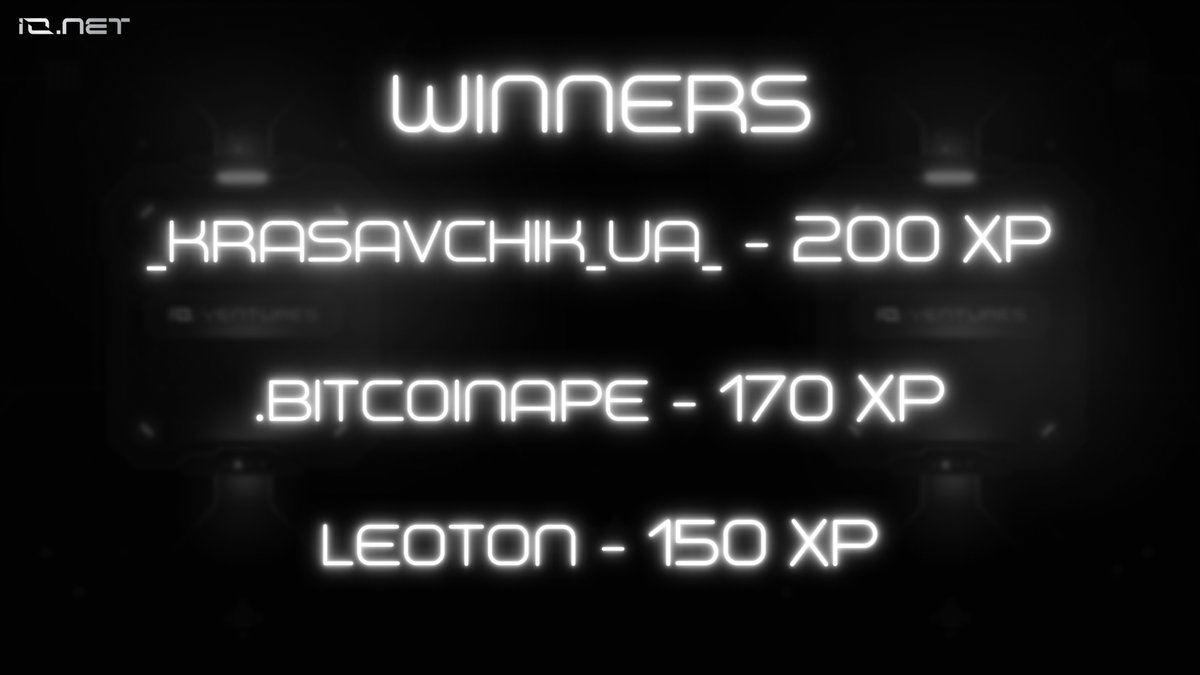 Here are the first winners in the new community program from <a href="/ionet/">io.net</a> 🚀

Congratulations to everyone <a href="/1__ANG__1/">KRASAVCHIK</a>  <a href="/LeoTon_UA/">LeoTon (💜,🏛️) | NAVIgator (🍳)</a>  <a href="/kupr1k/">Oppenheimer.base.eth</a> , well done!🔥