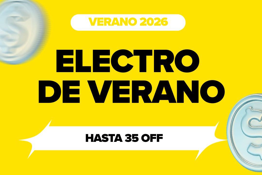 vmenditto's tweet image. ⚡ *Electro de verano — hasta 35% OFF y hasta 18 cuotas sin interés*

🧺 *Lavarropas BGH Inverter carga frontal 8kg (blanco)*
🔥 9% OFF
Regalado $599.000
🔗 mercadolibre.com/sec/2WxhYck

🧊 *Heladera Philco One Door cíclica con dispenser 161L (plata)*
🔥 40% OFF
$419.000
🔗…