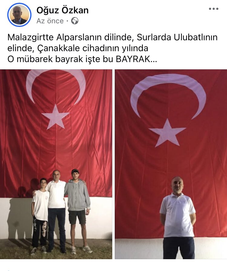 O mübarek Bayrak işte bu BAYRAK…