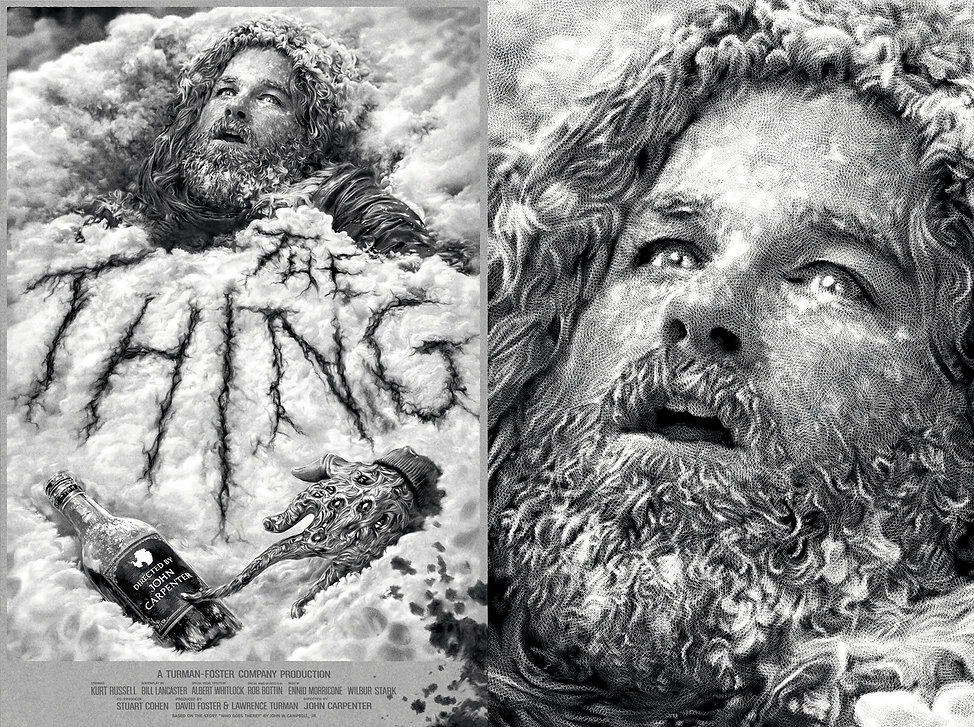 Was MacReady the Thing?! 

Awesome new alternative poster for John Carpenter's horror classic THE THING from artist Elvisdead goes on sale this Wednesday (January 21) at 12pm ET!