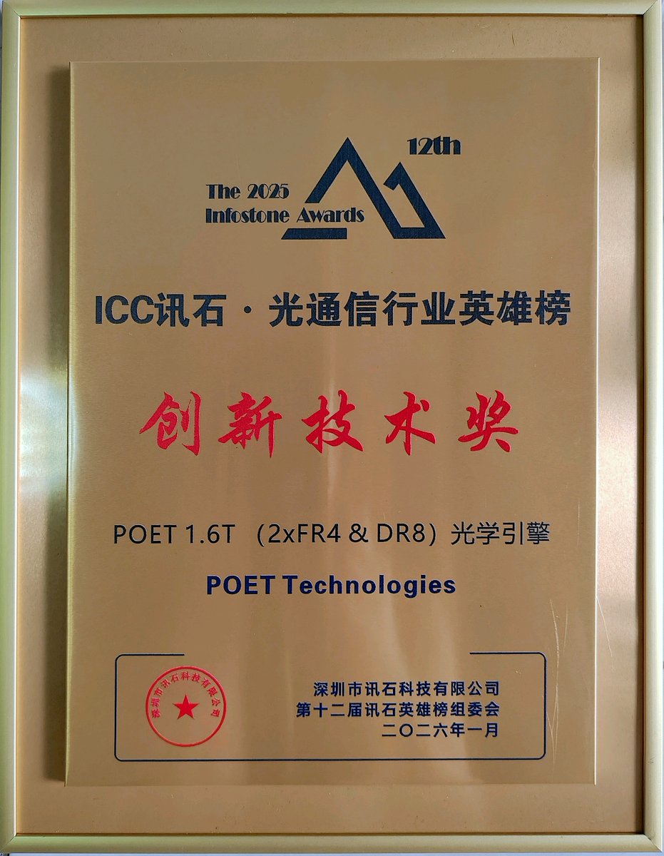 POET Technologies tweet media